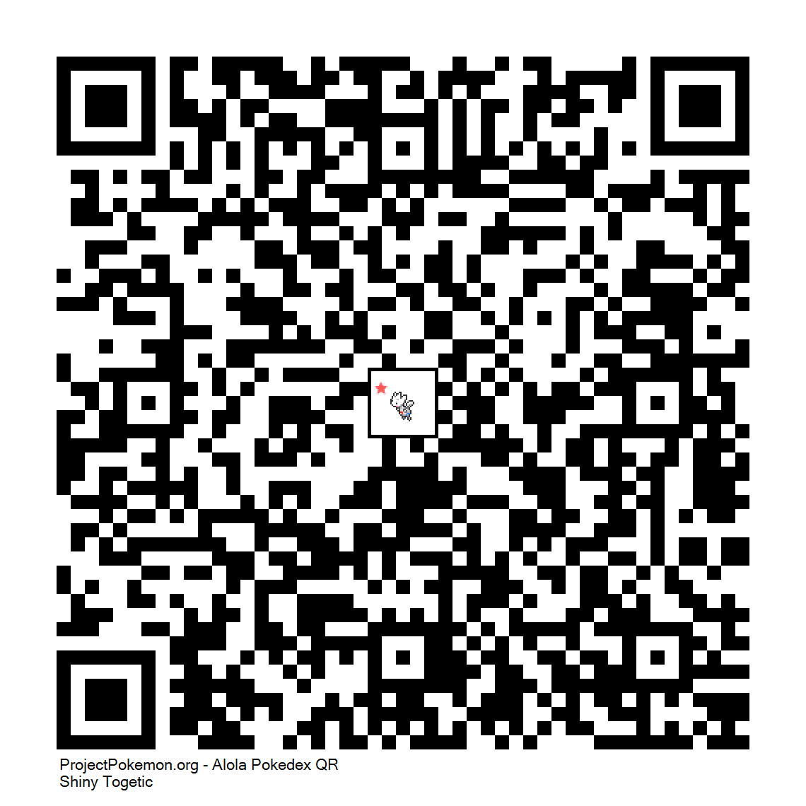 Cdigo QR de Togetic variocolor